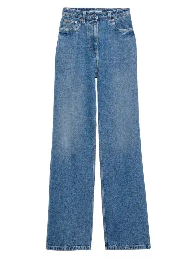 Prada Women's Five-Pocket Denim Jeans - Blue - Size 29 | Thumbnail 1 Prada Women's Five-Pocket Denim Jeans - Blue - Size 29 | Thumbnail 1