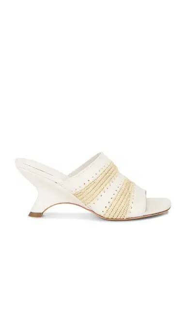 SIMKHAI Shadow Mule Raffia Sandal | Thumbnail 1 SIMKHAI Shadow Mule Raffia Sandal | Thumbnail 1