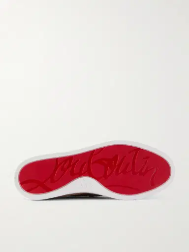Christian Louboutin Moonboat Logo-Embossed Nubuck Loafers - Men | Thumbnail 3 Christian Louboutin Moonboat Logo-Embossed Nubuck Loafers - Men | Thumbnail 3