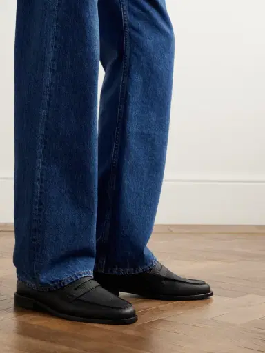 Manolo Blahnik Perry Full-Grain Leather Penny Loafers - Men | Thumbnail 2 Manolo Blahnik Perry Full-Grain Leather Penny Loafers - Men | Thumbnail 2