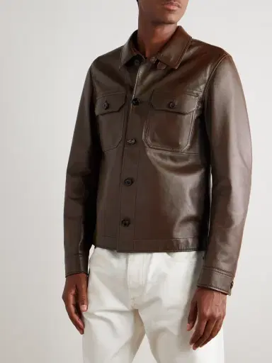 Tom Ford Leather Jacket - Men | Thumbnail 3 Tom Ford Leather Jacket - Men | Thumbnail 3