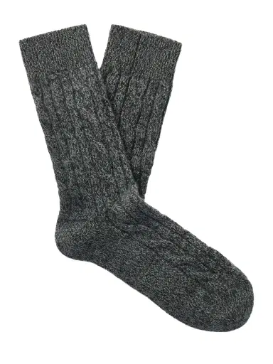 Loro Piana Treccia Baby Cashmere Socks - Men | Thumbnail 1 Loro Piana Treccia Baby Cashmere Socks - Men | Thumbnail 1