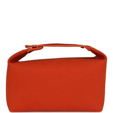 HERMÈS Hermes Bride A Brac GM Feu Canvas Palladium Hardware | Thumbnail 5 HERMÈS Hermes Bride A Brac GM Feu Canvas Palladium Hardware | Thumbnail 5