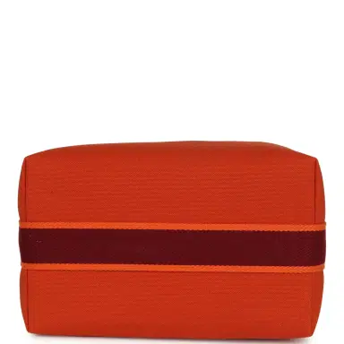 HERMÈS Hermes Bride A Brac GM Feu Canvas Palladium Hardware | Thumbnail 6 HERMÈS Hermes Bride A Brac GM Feu Canvas Palladium Hardware | Thumbnail 6