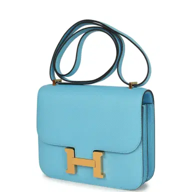 HERMÈS Hermes Constance 1-18 Celeste Epsom Gold Hardware | Thumbnail 3 HERMÈS Hermes Constance 1-18 Celeste Epsom Gold Hardware | Thumbnail 3