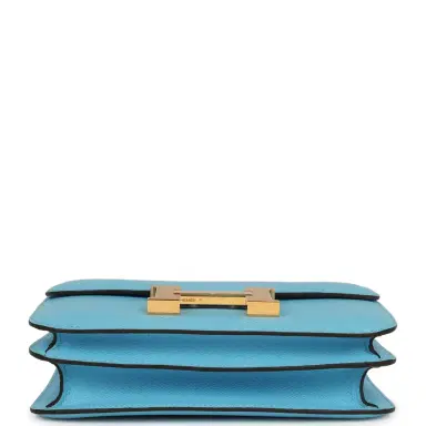 HERMÈS Hermes Constance 1-18 Celeste Epsom Gold Hardware | Thumbnail 6 HERMÈS Hermes Constance 1-18 Celeste Epsom Gold Hardware | Thumbnail 6