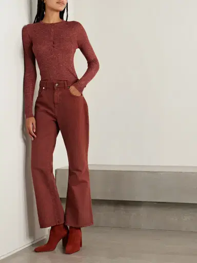 Gabriela Hearst Ezra High-rise Bootcut Recycled Jeans | Thumbnail 2 Gabriela Hearst Ezra High-rise Bootcut Recycled Jeans | Thumbnail 2