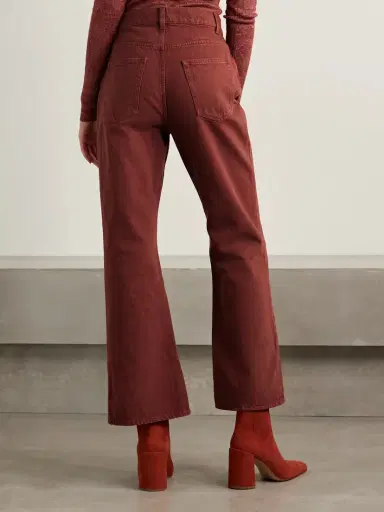 Gabriela Hearst Ezra High-rise Bootcut Recycled Jeans | Thumbnail 4 Gabriela Hearst Ezra High-rise Bootcut Recycled Jeans | Thumbnail 4
