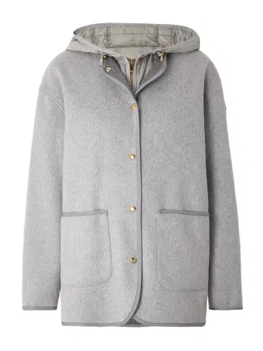 Moncler Reposse Convertible Wool And Cashmere-blend Jacket | Thumbnail 1 Moncler Reposse Convertible Wool And Cashmere-blend Jacket | Thumbnail 1
