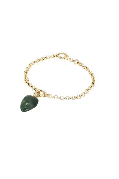 By Pariah Hearstone Diamond Pendant Heavy Collector Bracelet | Thumbnail 1 By Pariah Hearstone Diamond Pendant Heavy Collector Bracelet | Thumbnail 1