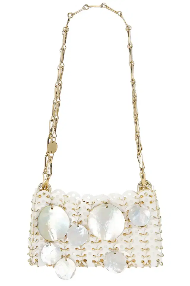 RABANNE 1969 Shell Discs Nano Shoulder Bag