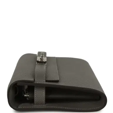 HERMÈS Hermes Kelly Wallet To Go Gris Meyer Epsom Palladium Hardware | Thumbnail 5 HERMÈS Hermes Kelly Wallet To Go Gris Meyer Epsom Palladium Hardware | Thumbnail 5