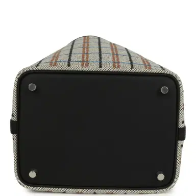 HERMÈS Hermes Picotin Lock 18 Black Swift and Ecru, Bleu, Black and Fauve Toile H Canvas Palladium Hardware | Thumbnail 6 HERMÈS Hermes Picotin Lock 18 Black Swift and Ecru, Bleu, Black and Fauve Toile H Canvas Palladium Hardware | Thumbnail 6