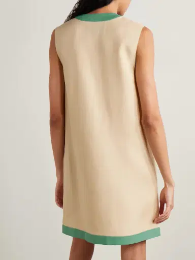 Valentino Garavani Two-tone Canvas Mini Dress | Thumbnail 3 Valentino Garavani Two-tone Canvas Mini Dress | Thumbnail 3