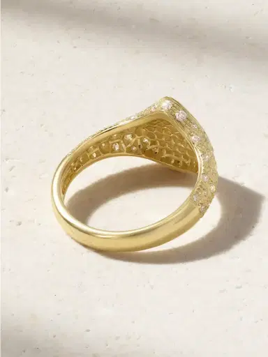 Yvonne Léon Mini Poire 9-karat Gold Diamond Ring | Thumbnail 3 Yvonne Léon Mini Poire 9-karat Gold Diamond Ring | Thumbnail 3