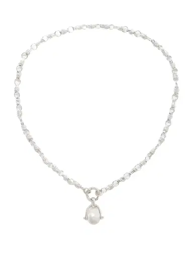 Loren Stewart Cirque Sterling Silver Pearl Necklace | Thumbnail 1 Loren Stewart Cirque Sterling Silver Pearl Necklace | Thumbnail 1