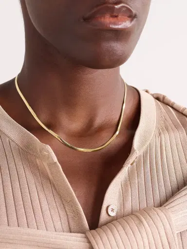 Roxanne First Reversible 14-karat Yellow And White Gold Necklace | Thumbnail 2 Roxanne First Reversible 14-karat Yellow And White Gold Necklace | Thumbnail 2