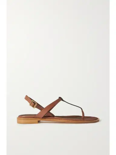 Manolo Blahnik Hata Leather Slingback Sandals | Thumbnail 1 Manolo Blahnik Hata Leather Slingback Sandals | Thumbnail 1