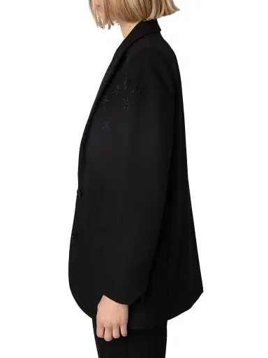Zadig & Voltaire Women's Viva Strass Star Jacket | Thumbnail 5 Zadig & Voltaire Women's Viva Strass Star Jacket | Thumbnail 5