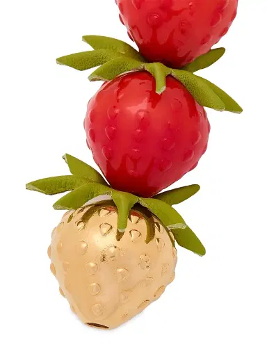 Loewe Women's Strawberry Leather Charm | Thumbnail 2 Loewe Women's Strawberry Leather Charm | Thumbnail 2