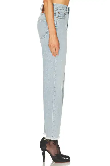 Valentino Frayed Hem Straight Leg | Thumbnail 3 Valentino Frayed Hem Straight Leg | Thumbnail 3