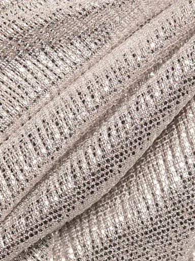 Talbot Runhof Women's Asymmetrical Metallic Gown - Platinum | Thumbnail 7 Talbot Runhof Women's Asymmetrical Metallic Gown - Platinum | Thumbnail 7
