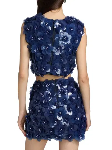 Mariandree Gaitan Women's Identity Melanie Floral Appliqué Top | Thumbnail 5 Mariandree Gaitan Women's Identity Melanie Floral Appliqué Top | Thumbnail 5