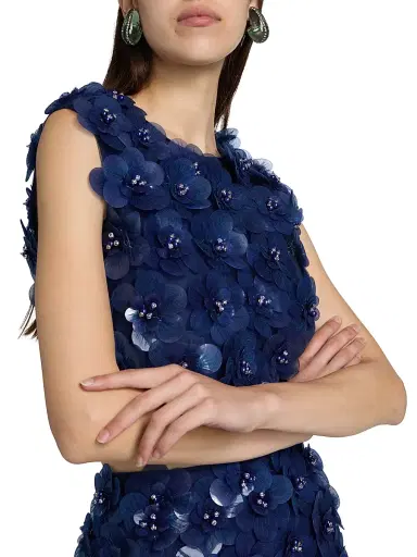 Mariandree Gaitan Women's Identity Melanie Floral Appliqué Top | Thumbnail 6 Mariandree Gaitan Women's Identity Melanie Floral Appliqué Top | Thumbnail 6