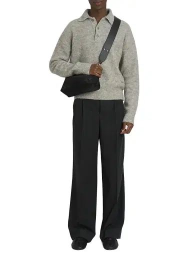 AMI PARIS Men's Logo Crossbody Bag | Thumbnail 2 AMI PARIS Men's Logo Crossbody Bag | Thumbnail 2