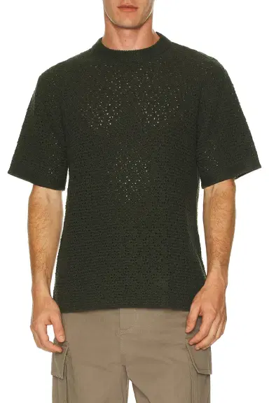 Bottega Veneta Cotton Crochet Knit Tee | Thumbnail 3 Bottega Veneta Cotton Crochet Knit Tee | Thumbnail 3