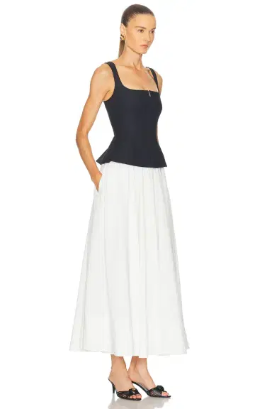 SIMKHAI Jolynn Midi Dress | Thumbnail 2 SIMKHAI Jolynn Midi Dress | Thumbnail 2