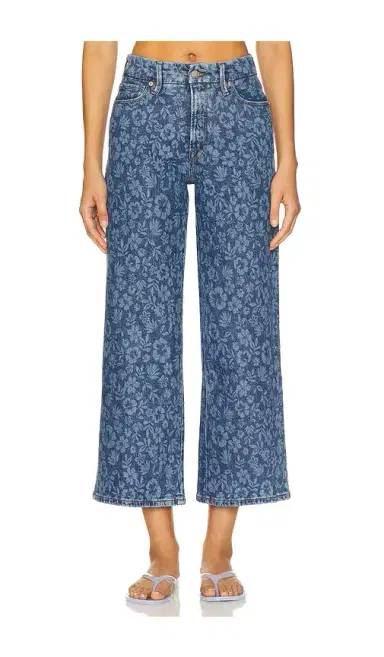Good American Good Waist Cropped Palazo | Thumbnail 1 Good American Good Waist Cropped Palazo | Thumbnail 1
