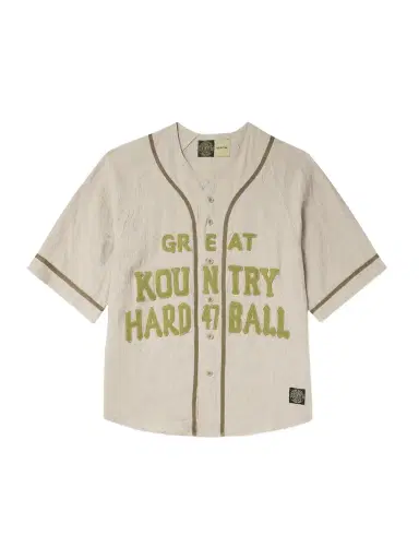 KAPITAL Great Kountry Grosgrain- and Felt-Trimmed Logo-Appliquéd Linen Shirt - Men | Thumbnail 1 KAPITAL Great Kountry Grosgrain- and Felt-Trimmed Logo-Appliquéd Linen Shirt - Men | Thumbnail 1