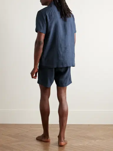 Derek Rose Sicily 1 Linen Pyjama Set - Men | Thumbnail 3 Derek Rose Sicily 1 Linen Pyjama Set - Men | Thumbnail 3