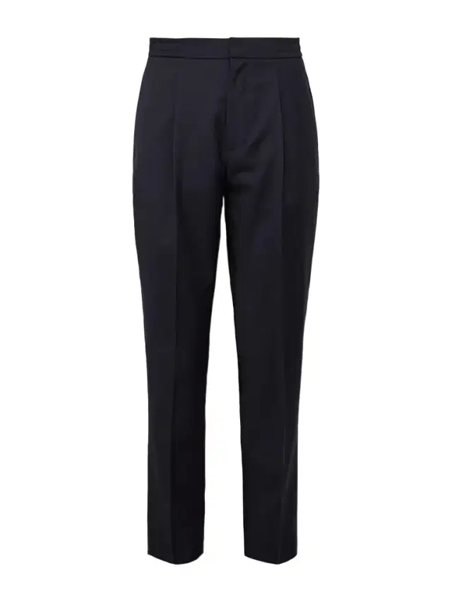 Drew Tapered Pleated Virgin Wool-Crepe Trousers - Men Drew Tapered Pleated Virgin Wool-Crepe Trousers - Men