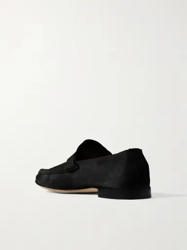 The Row Soft Suede Loafers | Thumbnail 3 The Row Soft Suede Loafers | Thumbnail 3
