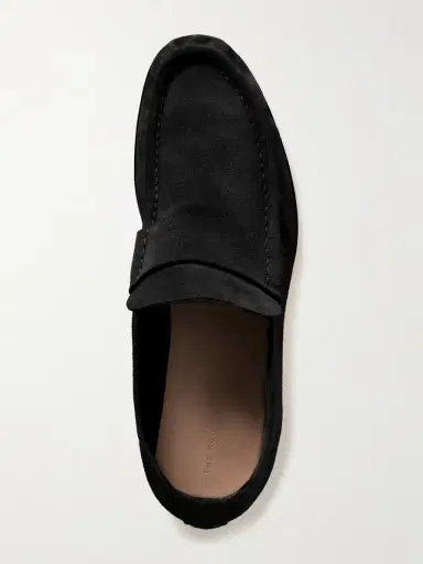 The Row Soft Suede Loafers | Thumbnail 5 The Row Soft Suede Loafers | Thumbnail 5