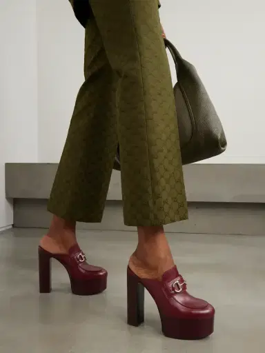 Gucci 1955 Horsebit-detailed Leather Platform Mules | Thumbnail 2 Gucci 1955 Horsebit-detailed Leather Platform Mules | Thumbnail 2