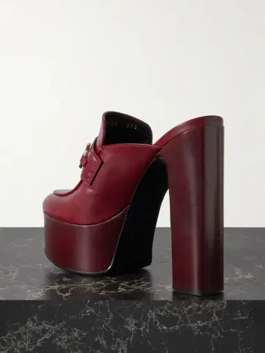 Gucci 1955 Horsebit-detailed Leather Platform Mules | Thumbnail 3 Gucci 1955 Horsebit-detailed Leather Platform Mules | Thumbnail 3