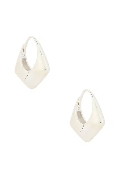 SOPHIE BUHAI Large Pyramid Hoop Earrings | Thumbnail 1 SOPHIE BUHAI Large Pyramid Hoop Earrings | Thumbnail 1