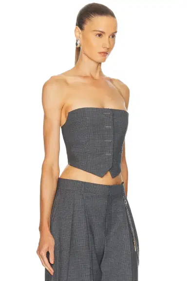 Alexander Wang Bustier Vest | Thumbnail 2 Alexander Wang Bustier Vest | Thumbnail 2