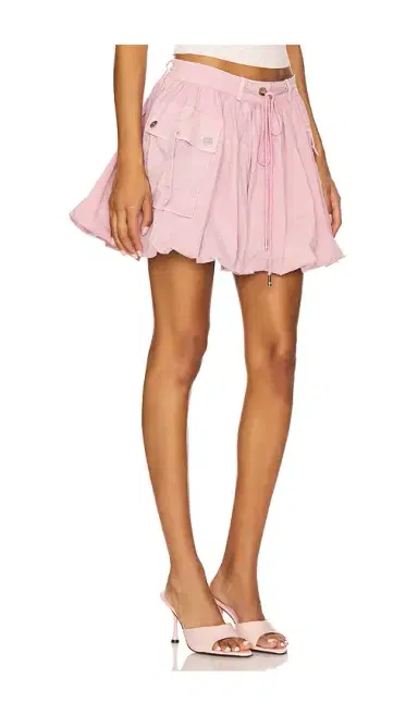 Ganni Washed Stretch Cotton Mini Bubble Skirt | Thumbnail 2 Ganni Washed Stretch Cotton Mini Bubble Skirt | Thumbnail 2