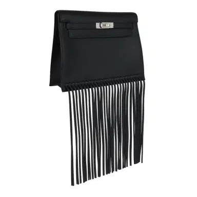 HERMÈS Hermes Kelly Danse Anate Black Swift Palladium Hardware | Thumbnail 2 HERMÈS Hermes Kelly Danse Anate Black Swift Palladium Hardware | Thumbnail 2