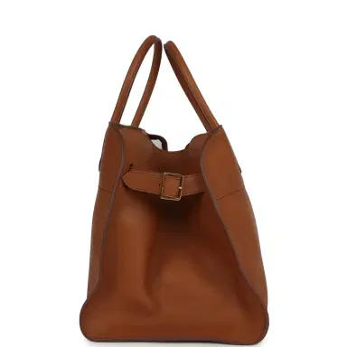 The Row The Row Soft Margaux 15 Cuir Saddle Leather Gold Hardware | Thumbnail 4 The Row The Row Soft Margaux 15 Cuir Saddle Leather Gold Hardware | Thumbnail 4