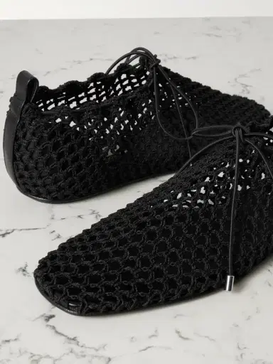 TOTEME Crochet-knit Flats | Thumbnail 4 TOTEME Crochet-knit Flats | Thumbnail 4