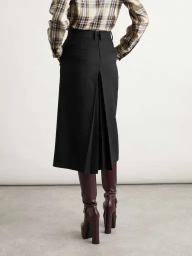 Saint Laurent Cropped Cotton-gabardine Pants | Thumbnail 4 Saint Laurent Cropped Cotton-gabardine Pants | Thumbnail 4