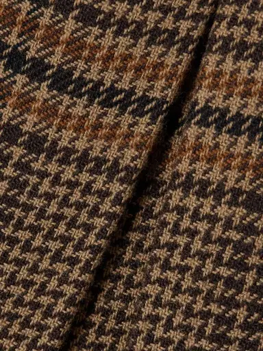 Saint Laurent Prince Of Wales Checked Wool Midi Skirt | Thumbnail 5 Saint Laurent Prince Of Wales Checked Wool Midi Skirt | Thumbnail 5