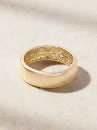Roxanne First Cigar Constellation 14-karat Gold And Diamond Ring | Thumbnail 3 Roxanne First Cigar Constellation 14-karat Gold And Diamond Ring | Thumbnail 3