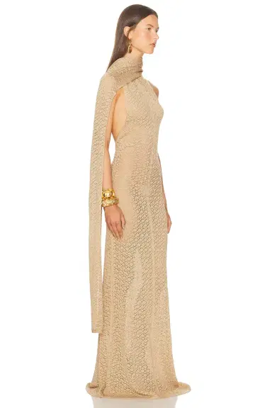 Helsa Robbyn Wrap Gown | Thumbnail 5 Helsa Robbyn Wrap Gown | Thumbnail 5