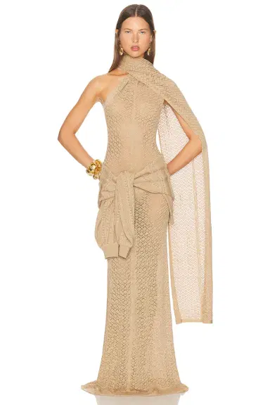 Helsa Robbyn Wrap Gown | Thumbnail 8 Helsa Robbyn Wrap Gown | Thumbnail 8